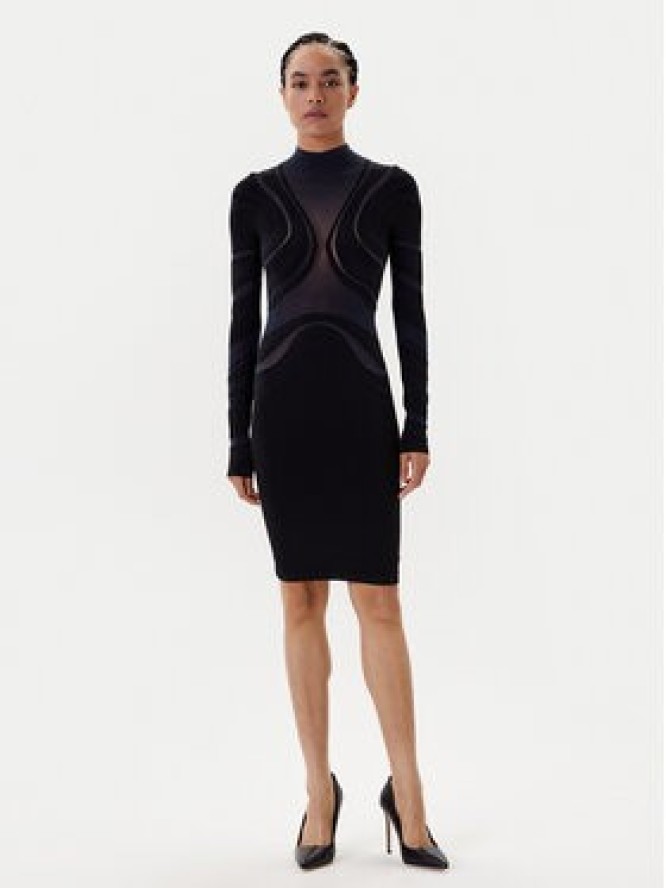 Wolford Sukienka koktajlowa Venus 57178 Granatowy Slim Fit