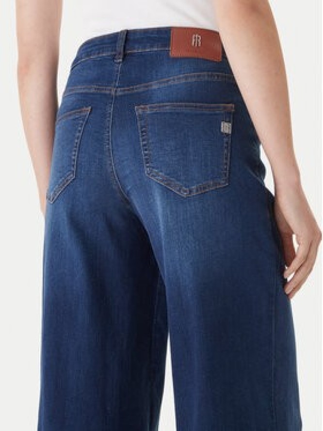 Fracomina Jeansy FP25WV3015D46002 Granatowy Wide Leg