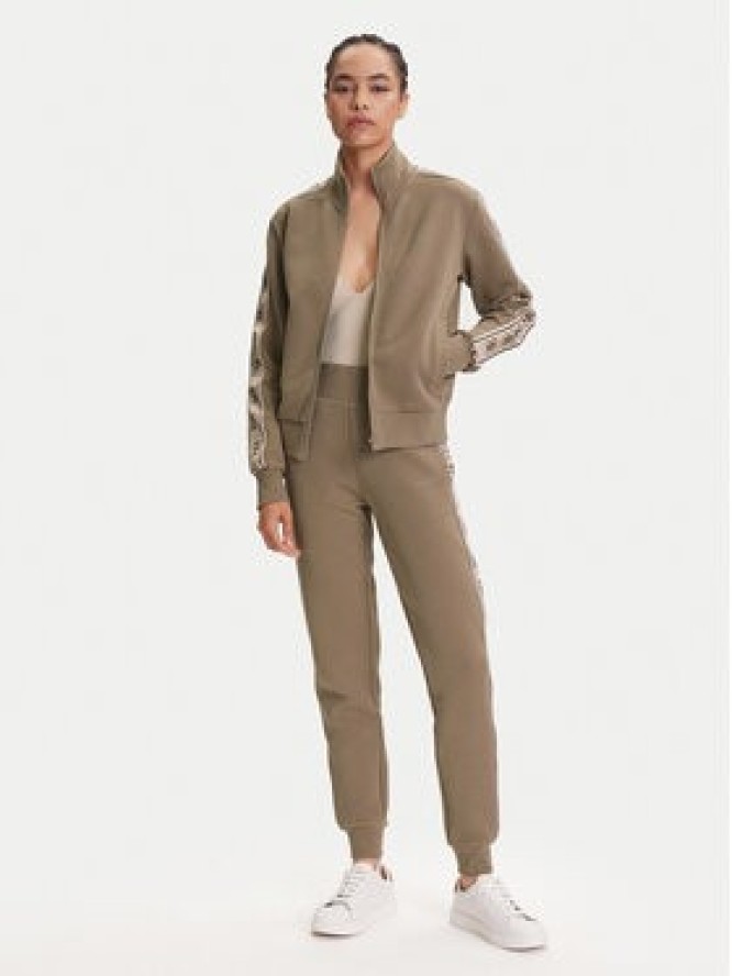 Guess Bluza V2YQ16 KB3P2 Brązowy Regular Fit