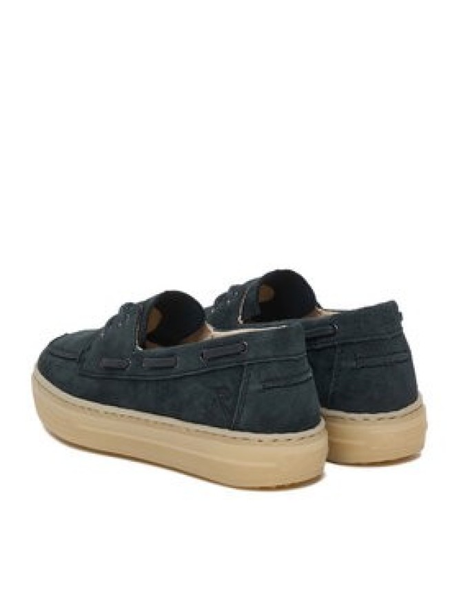 Rieker Mokasyny L5905-14 Granatowy