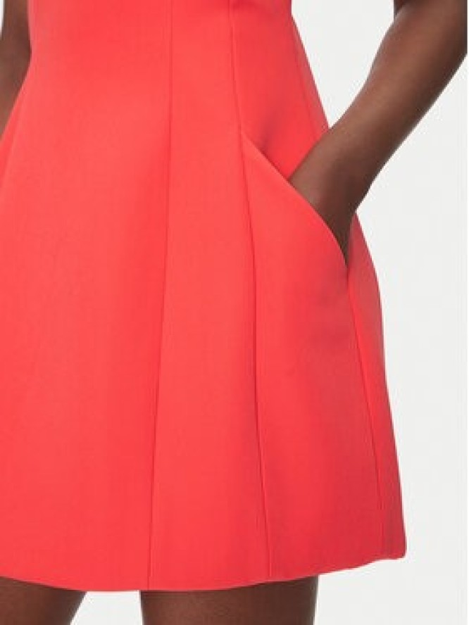 Bardot Sukienka koktajlowa 59857DB Czerwony Slim Fit