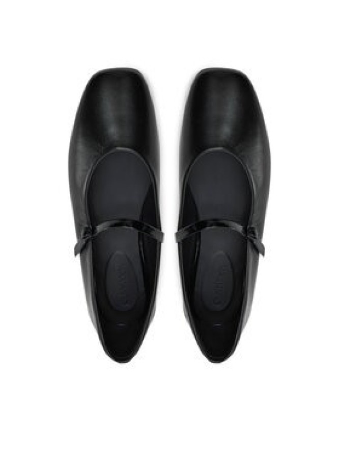 Calvin Klein Baleriny Mary Jane Ballerina - Lth HW0HW02307 Czarny
