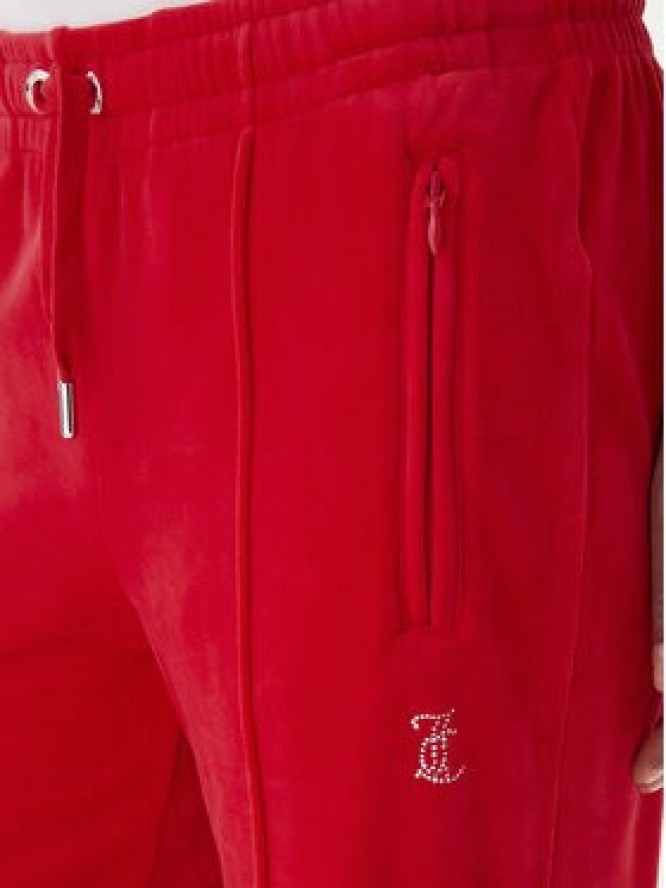 Juicy Couture Spodnie dresowe Tina JCWBJ225307 Czerwony Regular Fit