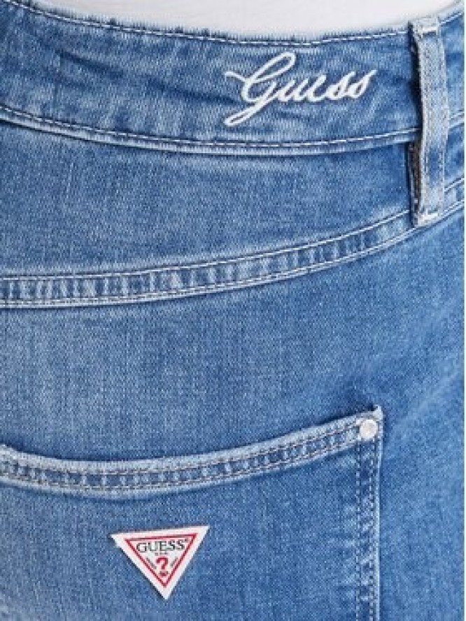 Guess Jeansy W6YA82 D1331 Niebieski Wide Leg