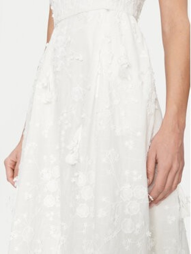 Munthe Sukienka letnia Fronia 251134825125 Écru Regular Fit