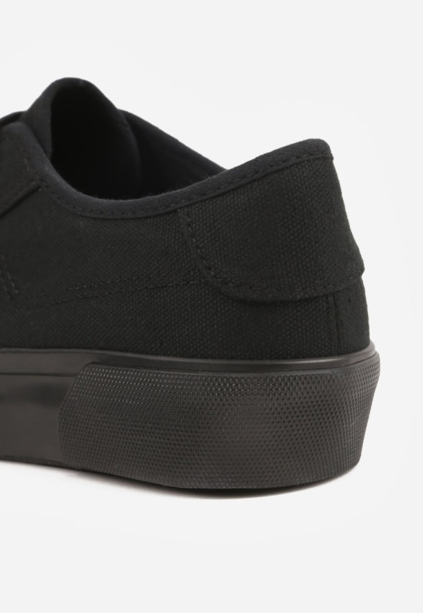 Czarne Trampki VICES Ozdobione Napisem Riovanne