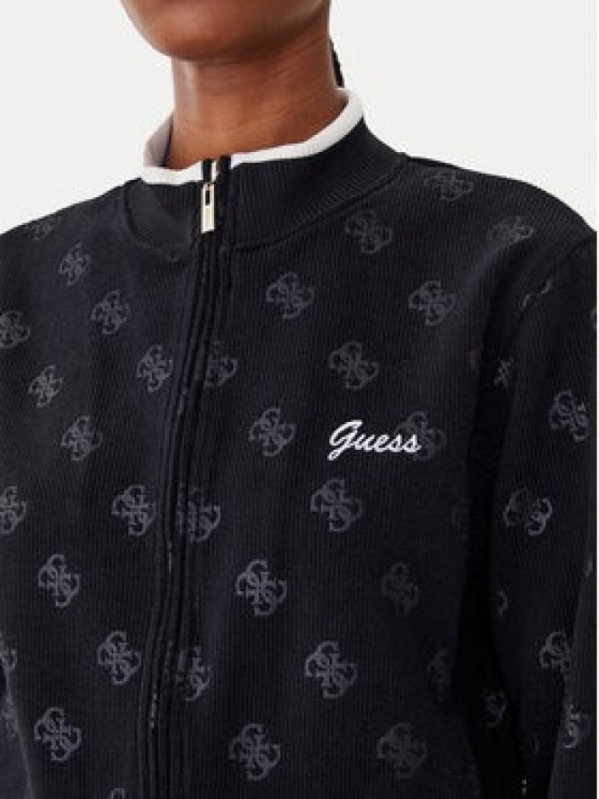 Guess Bluza V5BQ01 K1902 Czarny Regular Fit