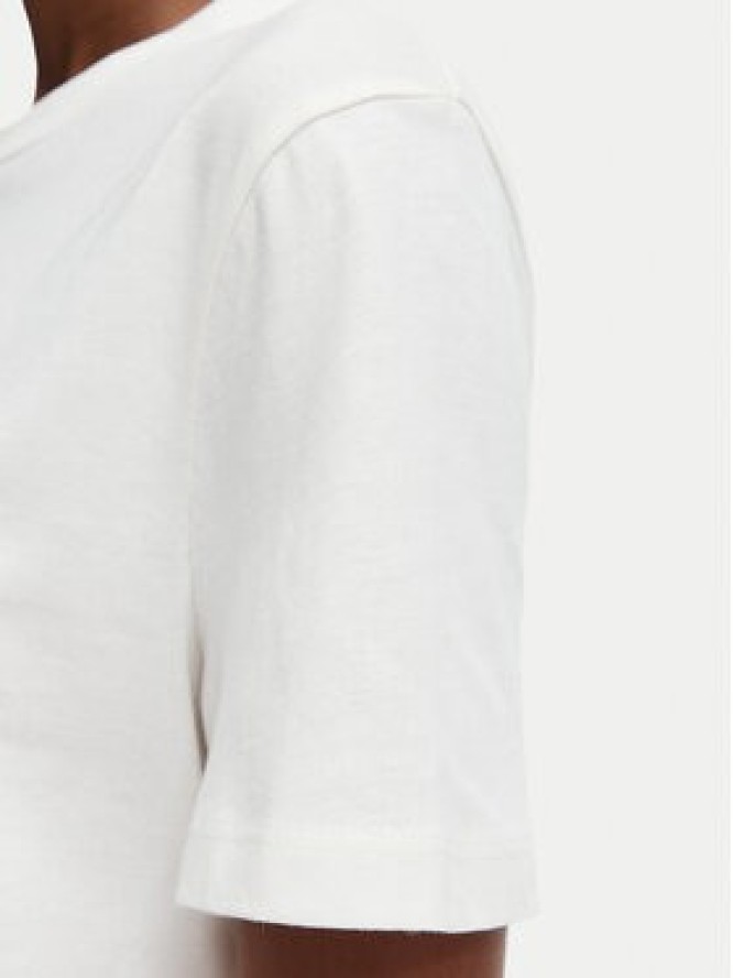 Guess T-Shirt V6GI17 K2984 Kremowy Regular Fit