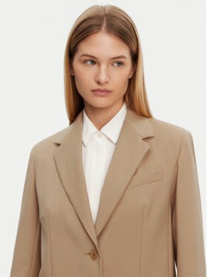 Weekend Max Mara Marynarka Materia 2515041091 Beżowy Regular Fit