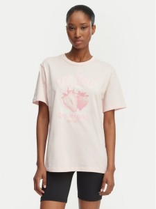 Guess T-Shirt V6GI14 K2981 Różowy jasny Relaxed Fit