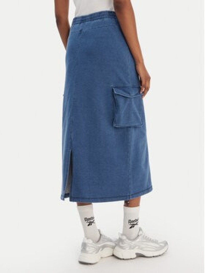Reebok Spódnica midi Naida RK25487CCW Niebieski Regular Fit