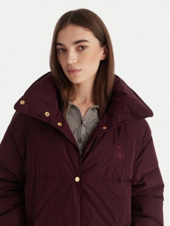 Tommy Hilfiger Kurtka puchowa WW0WW47279 Bordowy Relaxed Fit