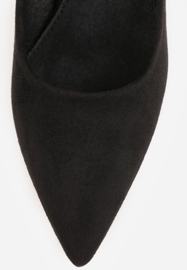 Czarne Szpilki Vices ze Skórzaną Wkładką Afurriva