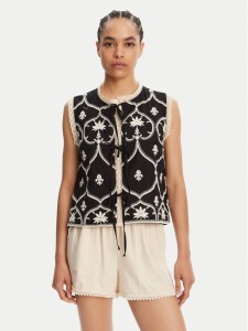 Devotion TWINS Bluzka Canny 025.040G Czarny Regular Fit