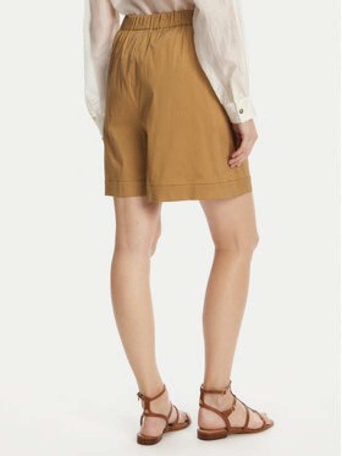 Max Mara Beachwear Bermudy Sultano 2516141019 Brązowy Relaxed Fit