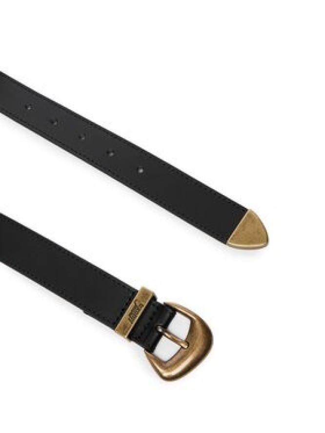 Tommy Jeans Pasek Tjw Cool Brass 30 AW0AW18845 Czarny