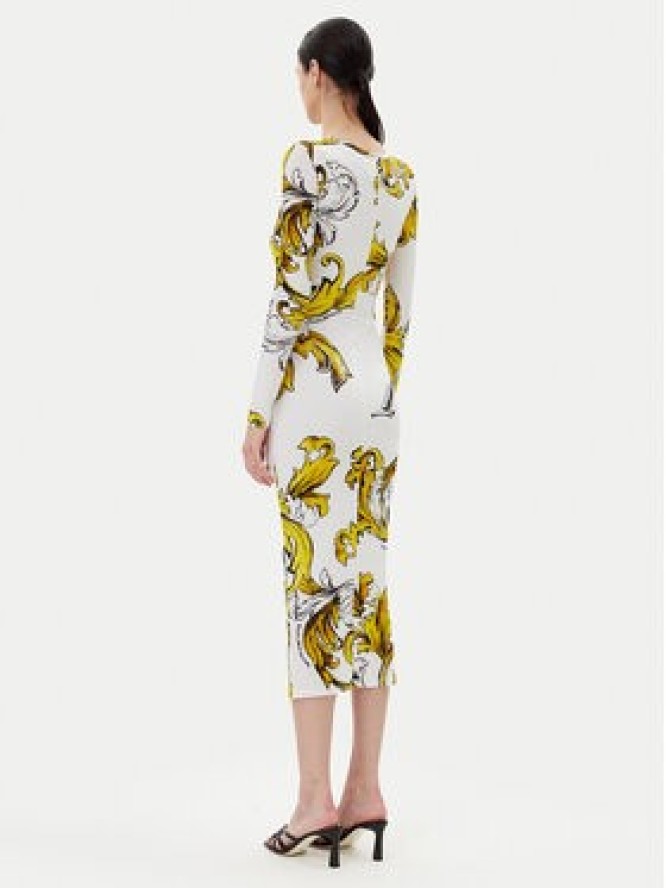 Versace Jeans Couture Sukienka codzienna 78HAO920 JS471 Biały Regular Fit