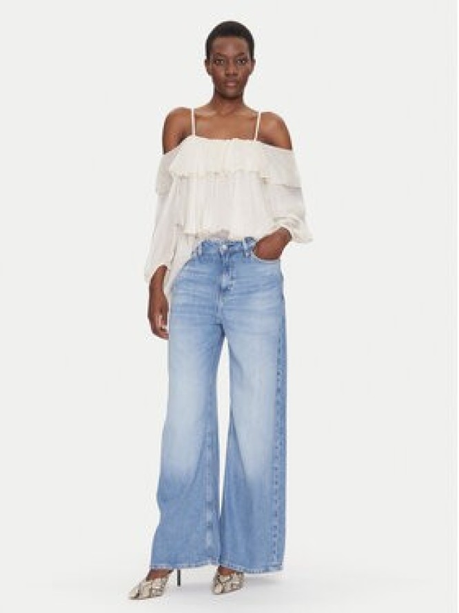 Dixie Bluzka C207W020A Écru Regular Fit