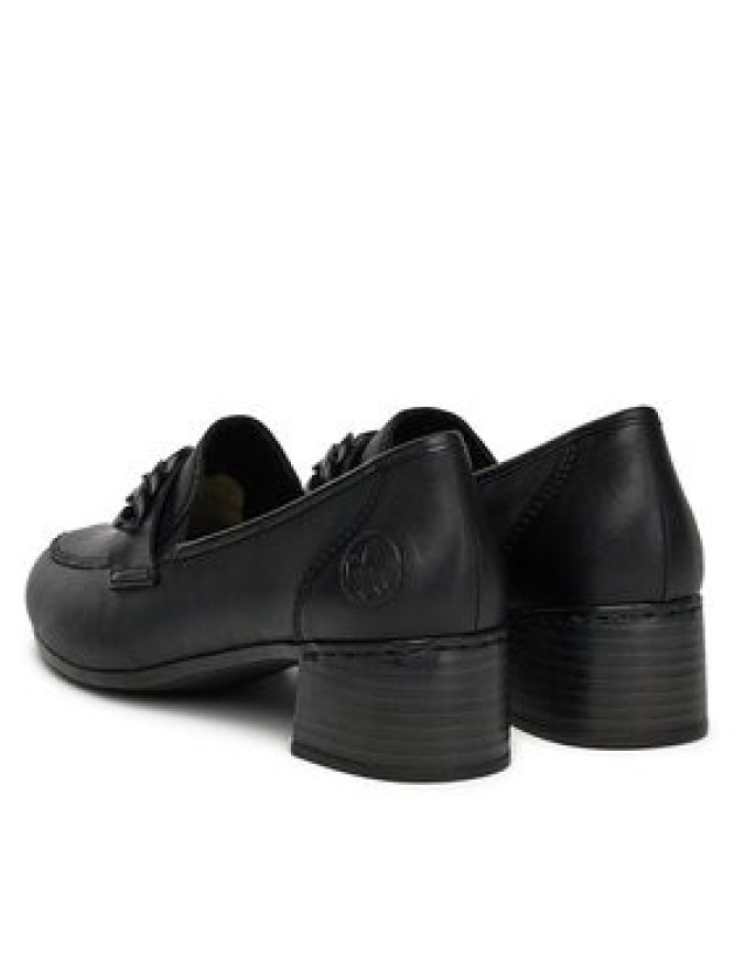 Rieker Loafersy 41660-00 Czarny