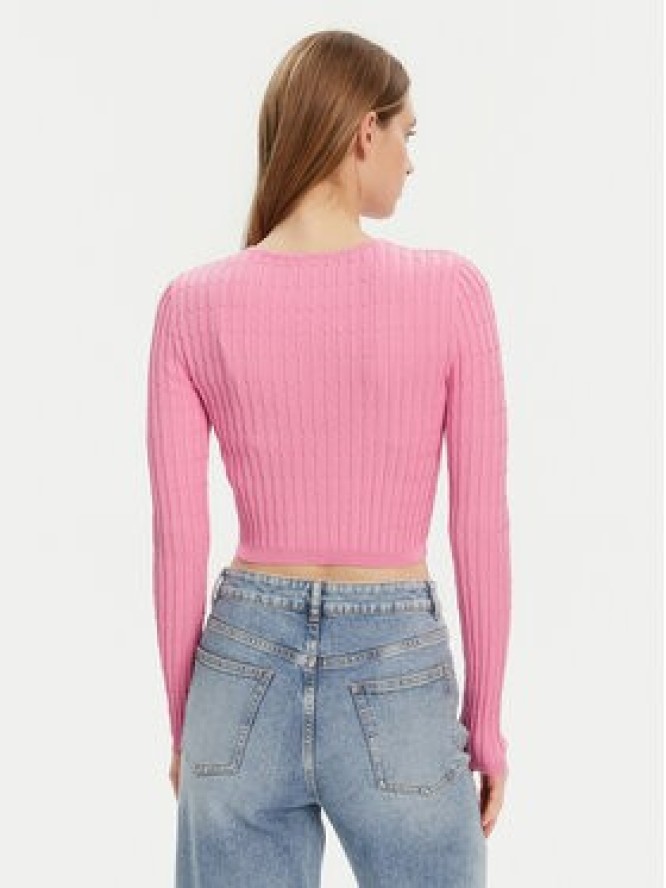 ONLY Sweter Meddi 15339582 Różowy Cropped Fit