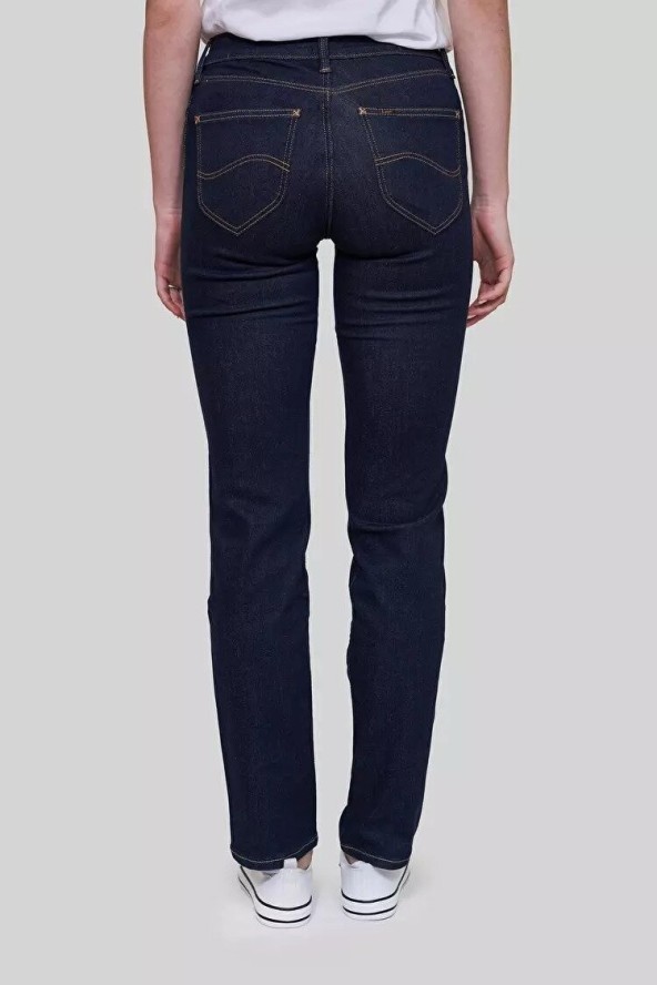 LEE MARION STRAIGHT DAMSKIE SPODNIE JEANSOWE RINSE L301FRFH 112105808