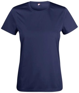 clique Basic Active-T Women — damska koszulka interlock 100% poliester, dark