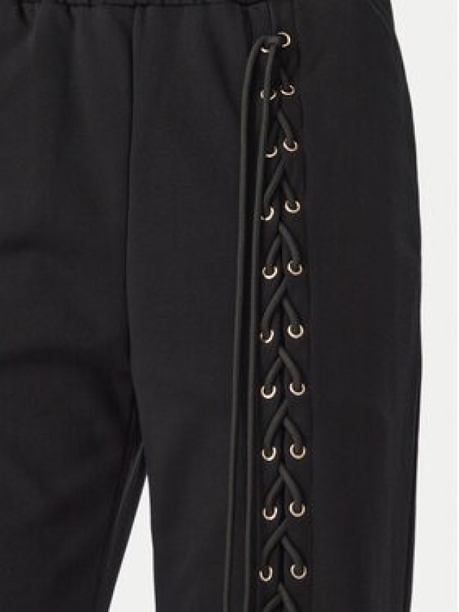 Liu Jo Spodnie dresowe TF6277 F0334 Czarny Relaxed Fit