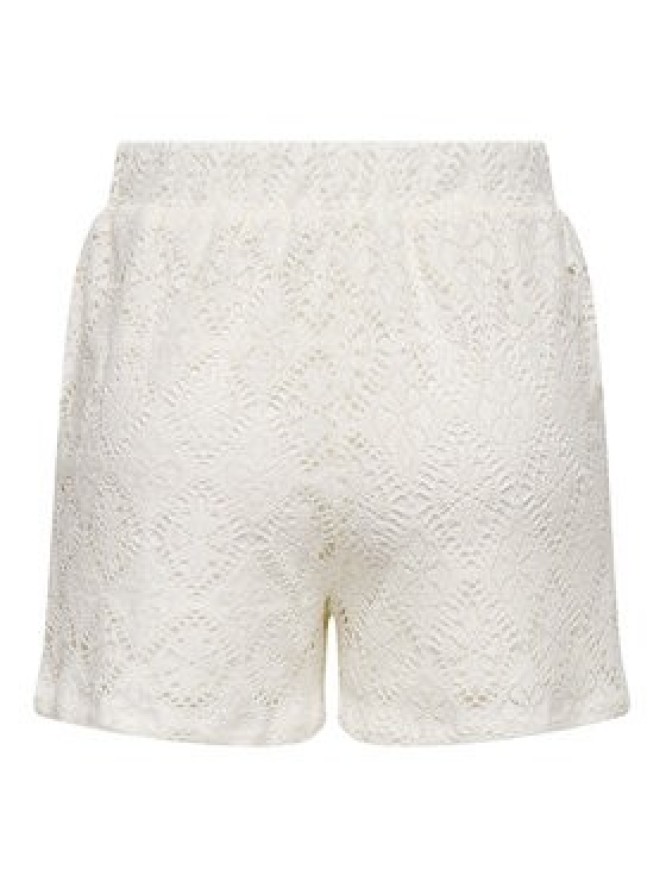 JDY Szorty materiałowe Eva 15351501 Biały Loose Fit