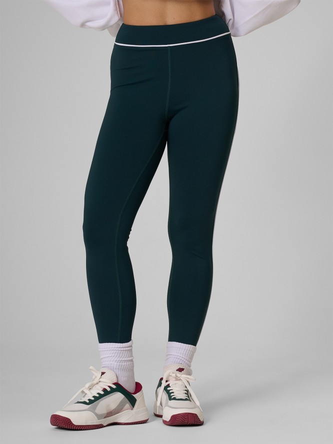 4F Legginsy dzianinowe damskie - zielone XS