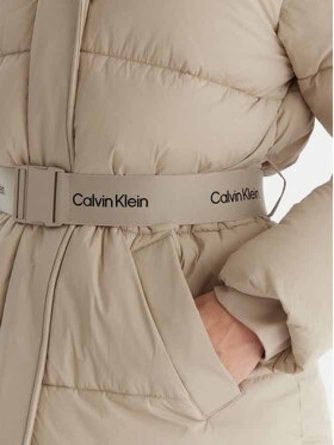 Calvin Klein Jeans Kurtka zimowa LV047D508G Beżowy Regular Fit