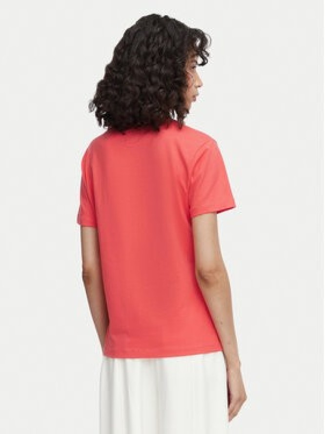 Beverly Hills Polo Club T-Shirt P-SS26W-TS516518 Koralowy Regular Fit