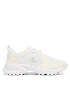 Calvin Klein Sneakersy Hike Runner Lace Up Su Mesh Wmn HW0HW03440 Biały