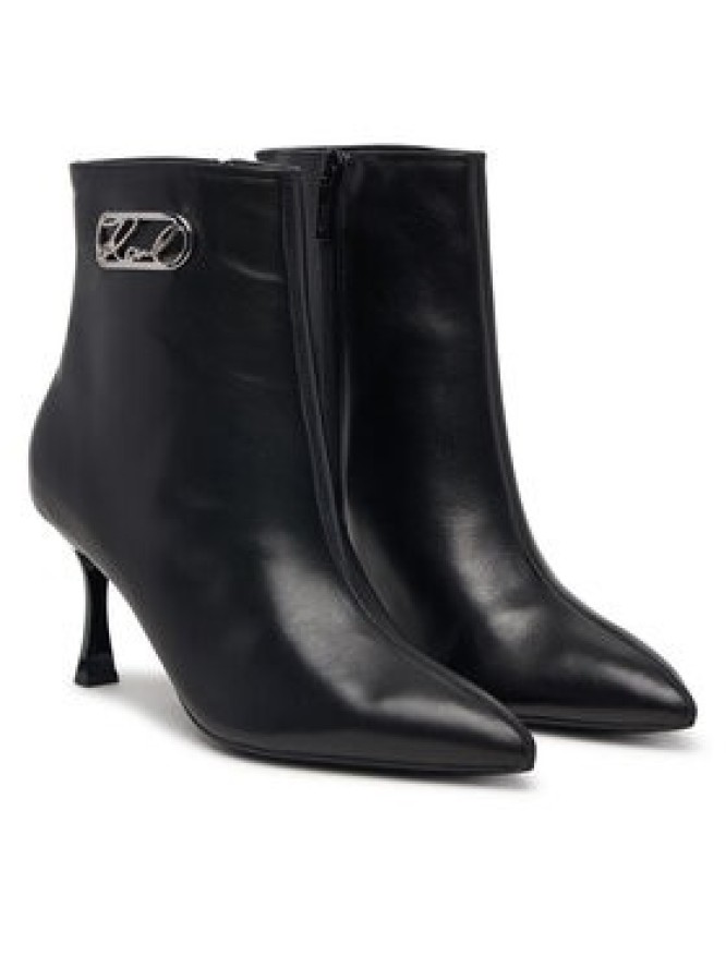 KARL LAGERFELD Botki Sienna KL32745 Czarny