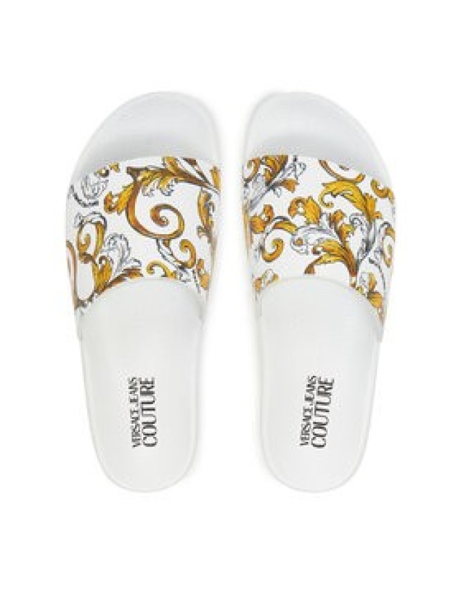 Versace Jeans Couture Klapki 78VA3SQ3 Biały