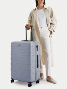 GINO ROSSI Walizka duża CEO-GIN-L-003-05-SILVER2 Srebrny