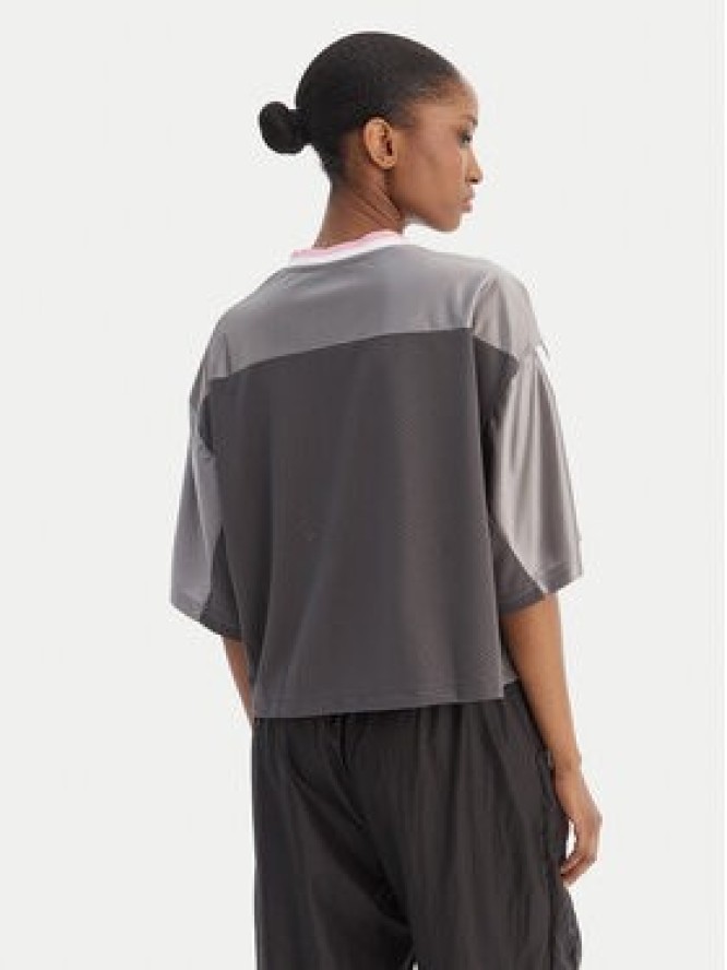 adidas T-Shirt Stadium KC4977 Szary Loose Fit