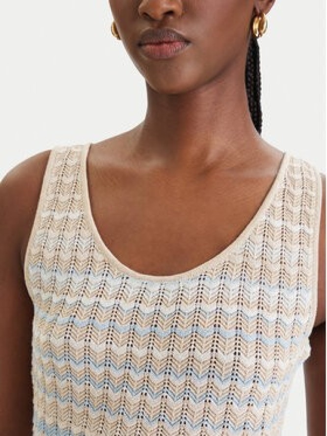 Guess Sweter W6GR08 Z0589 Beżowy Regular Fit