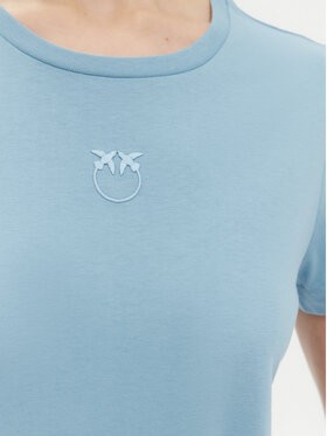 PINKO T-Shirt 100355 A2HN Niebieski Regular Fit