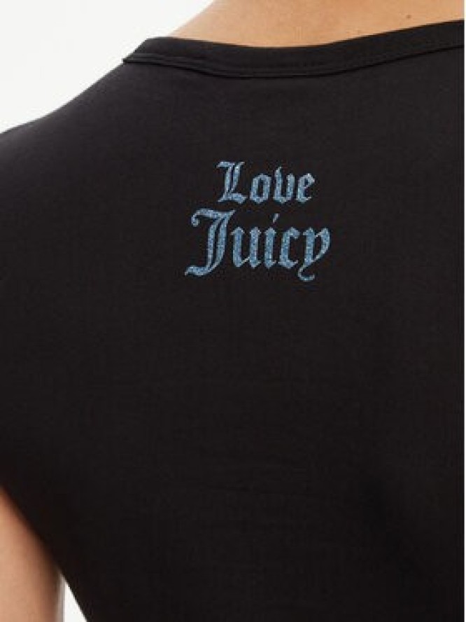 Juicy Couture T-Shirt Just Juicy JCGCT125040 Czarny Slim Fit