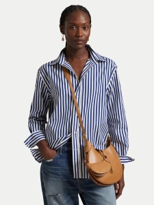 Polo Ralph Lauren Koszula 211968218001 Granatowy Oversize