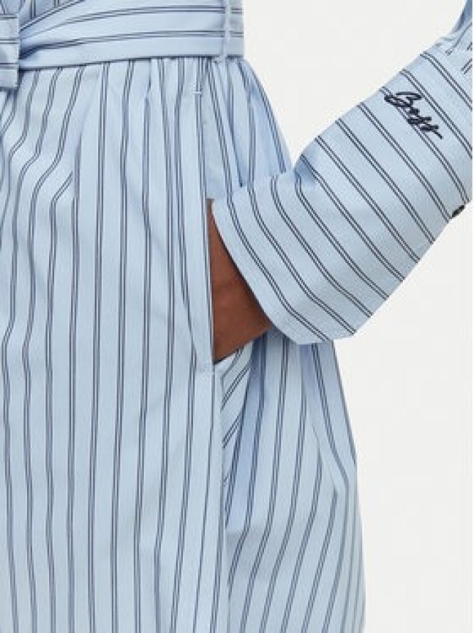 BOSS Sukienka koszulowa C_Delegant_3 50561950 Niebieski Regular Fit