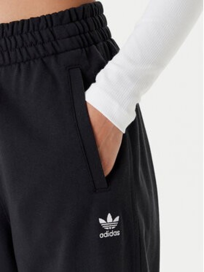 adidas Spodnie dresowe Essentials French Terry IW0952 Czarny Loose Fit