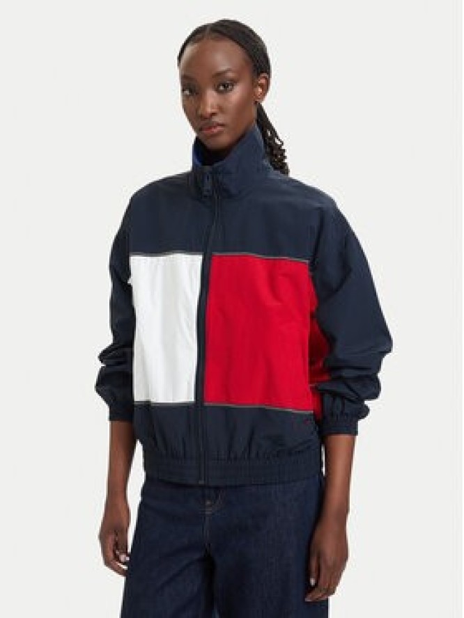 Tommy Jeans Kurtka przejściowa Flag DW0DW22914 Granatowy Regular Fit