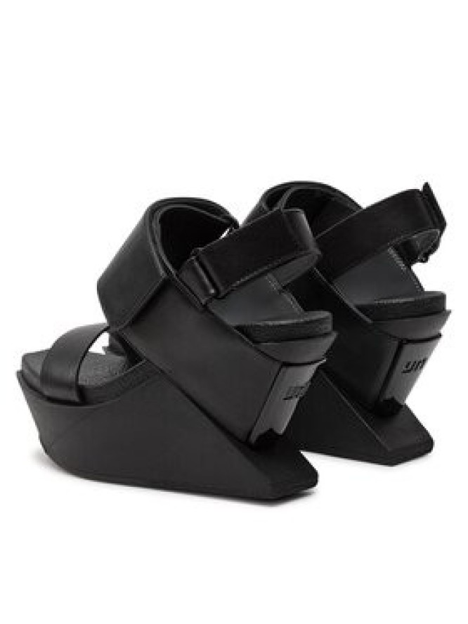 United Nude Sandały Delta Wedge Sandal 1041301162 Czarny