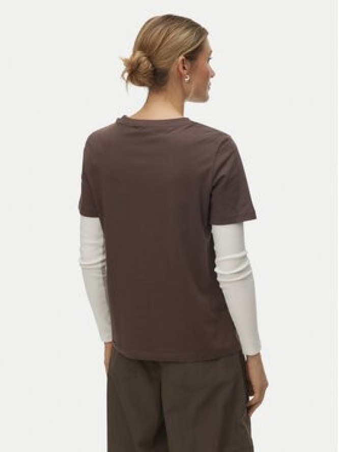 Vero Moda T-Shirt Paulina 10316991 Szary Regular Fit