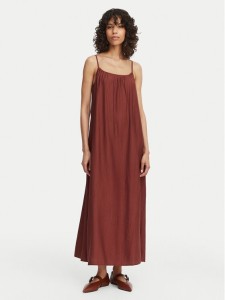 Vero Moda Sukienka letnia Vira 10340738 Brązowy Relaxed Fit