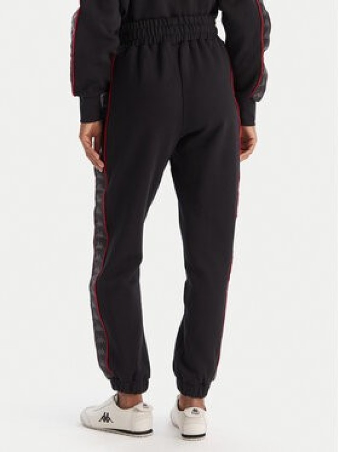 Kappa Spodnie dresowe Banda Adina 311M8HW Czarny Regular Fit