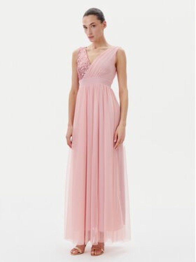 Rinascimento Sukienka wieczorowa CFC0123704003 Różowy Regular Fit