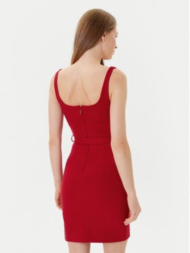 Marciano Guess Sukienka 177067 Czerwony Classic Fit