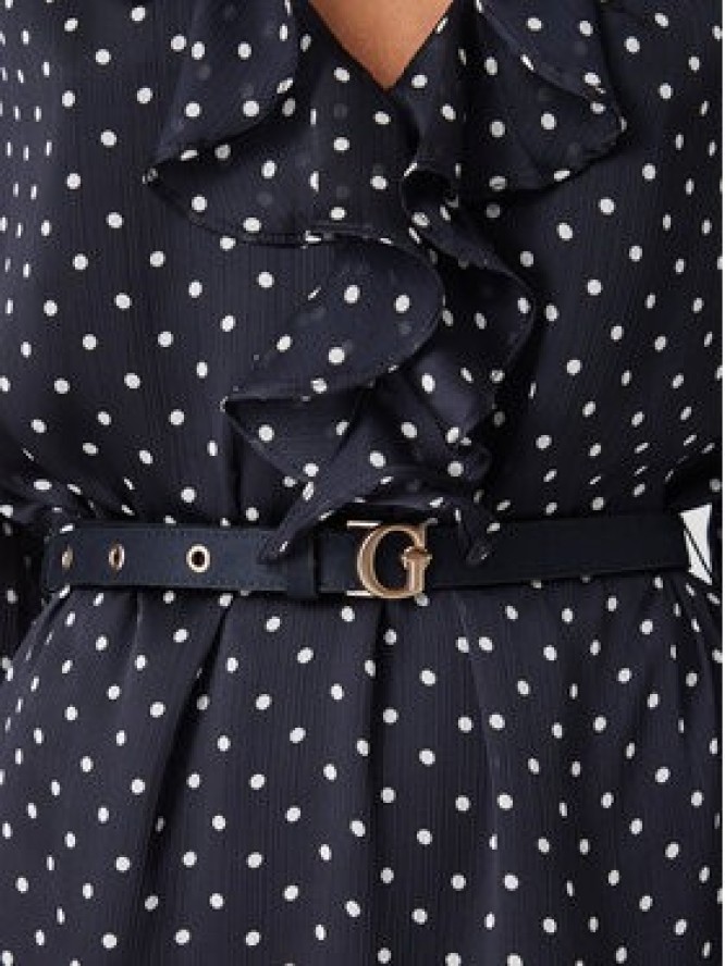 Guess Sukienka codzienna W6YK35 W2959 Granatowy Regular Fit